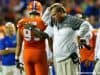 University of Florida head coach Jim McElwain reacts to Taven Bryan being ejected from the SEC Championship game.- Florida Gators football- 1280x852