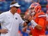 University of Florida offensive coordinator Doug Nussmeier talking with quarterback Luke Del Rio- Florida Gators football- 1280x852