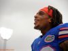 University of Florida receiver Tyrie Cleveland before the Florida Gators game against the Missouri Tigers- Florida Gators football- 1280x854