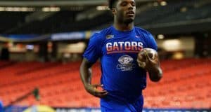 University of Florida running back Jordan Cronkrite during Florida’s open practice before the SEC Championship game- Florida Gators football- 1280x852