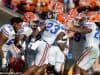 Chauncey Gardner is mobbed by teammates after returning an interception 58 yards for a score against Iowa in the Outback Bowl- Florida Gators football- 1280x852