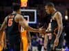 Florida Gators basketball guard KeVaughn Allen and Kasey Hill against Tennessee- 1280x853