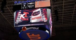 Florida Gators basketball scoreboard for the Exactech Arena- 1280x855