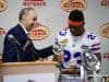 Florida Gators defensive back Chauncey Gardner with his Outback Bowl MVP trophy-1280x855