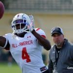 Florida Gators recruiting receiver target James Robinson at the Under Armour game- 1280x853