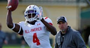 Florida Gators recruiting receiver target James Robinson at the Under Armour game- 1280x853