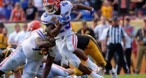 Florida Gators running back Jordan Scarlett runs in the Outback Bowl- 1280x852