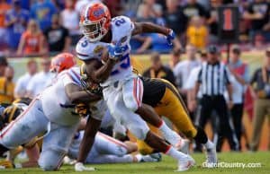 Florida Gators running back Jordan Scarlett runs in the Outback Bowl- 1280x852