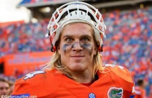 University of Florida linebacker Alex Anzalone walks off the field following the Gators wins over Kentucky- Florida Gators football- 1280x854