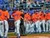 Florida Gators infielder Deacon Liput celebrates with his teammates after a home run against William & Mary- Florida Gators baseball- 1280x852