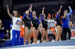 Florida Gators gymnastics defeated Georgia at home- 1280x853