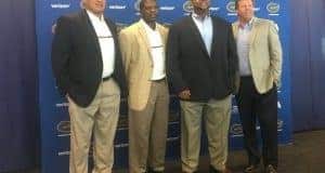Florida Gators new assistant coaches with Jim McElwain- 1280x930