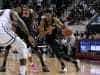 Feb 18, 2017; Starkville, MS, USA; Florida Gators guard KeVaughn Allen (5) handles the ball during the second half of the game against the Mississippi State Bulldogs at Humphrey Coliseum. Florida won 57-52. Mandatory Credit: Matt Bush-USA TODAY Sports