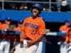 University of Florida outfielder Nelson Maldonado celebrates after scoring to give the Gators a 2-1 lead over Miami- Florida Gators baseball- 1280x852