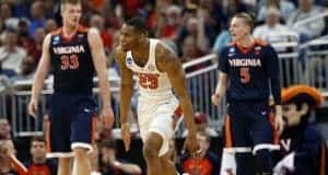 Florida Gators basketball player Justin Leon against Virginia- 1280x828