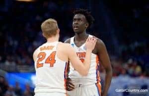 Florida Gators basketball players Gorjok Gak and Canyon Barry- 1280x853