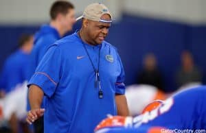 Florida Gators offensive line coach Brad Davis- 1280x853