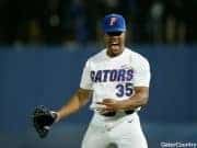 Florida Gators pitcher Andrew Baker pitches against FSU- 1280x851