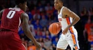 Florida Gators point guard Kasey Hill against Arkansas- 1280x853