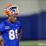 Florida Gators receiver Antonio Callaway at spring practice- 1024x682