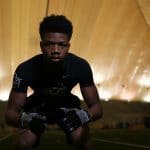 Florida Gators recruiting DB target Tyson Campbell at the Opening Regional- 1280x853