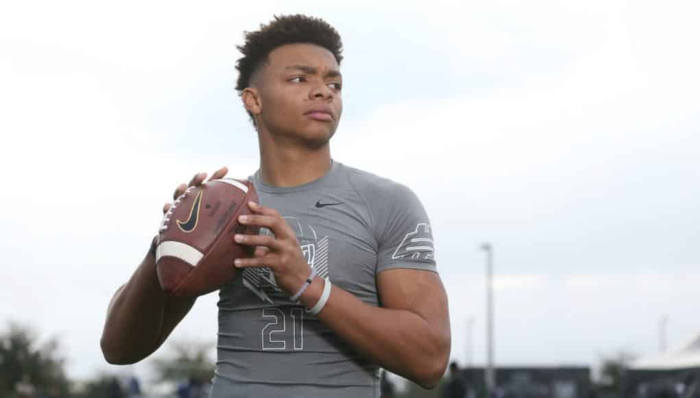 Florida Gators recruiting QB target Justin Fields at the Opening Regional- 1280x853