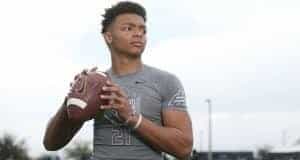 Florida Gators recruiting QB target Justin Fields at the Opening Regional- 1280x853