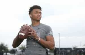 Florida Gators recruiting QB target Justin Fields at the Opening Regional- 1280x853