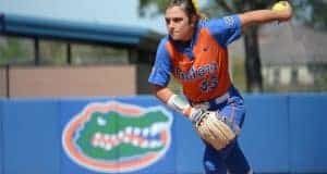 Florida Gators softball opens SEC play with a Win Florida Gators softball pitcher Delanie Gourley pitches against Missouri- 1280x852