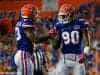 University of Florida defensive end Antonneous Clayton celebrates with defensive back Chauncey Gardner in a win over Missouri- Florida Gators football- 1280x855