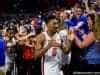 University of Florida guard KeVaughn Allen greets fans after the Gators win over the Arkansas Razorbacks- Florida Gators basketball- 1280x854