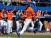 University of Florida outfielder Nelson Maldonado scores during a Sunday win over the Miami Hurricanes- Florida Gators baseball- 1280x852