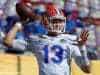 University of Florida quarterback Feleipe Franks warms up before the Florida Gators game vs. Iowa in the Outback Bowl- Florida Gators football- 1280x852