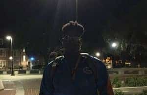 Florida Gators recruiting OL target Richard Gouraige at the Spring game- 1280x960
