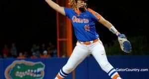 Florida Gators softball pitcher Kelly Barnhill pitches against FSU- 1280x1093