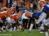 The Florida Gators firs team offense lines up against the second team defense during the 2017 Orange and Blue Debut- Florida Gators football- 1280x852