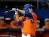 University of Florida outfielder Austin Langworthy takes a swing against the South Carolina Gamecocks- Florida Gators baseball- 1280x852