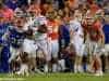 University of Florida quarterback Kadarius Toney runs for a first down during the Orange and Blue Debut- Florida Gators football- 1280x852