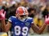 University of Florida receiver Tyrie Cleveland reacts during the Florida Gators win over the Missouri Tigers- Florida Gators football-1280x852