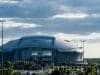 May 12, 2017; Arlington, TX, USA; A view of AT&T stadium the home of the Dallas Cowboys before the game between the Texas Rangers and the Oakland Athletics at Globe Life Park in Arlington. Mandatory Credit: Jerome Miron-USA TODAY Sports