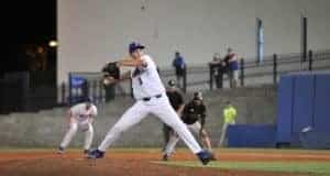 University of Florida freshman Garrett Milchin earns his first career save in a win over FAMU- Florida Gators baseball- 1280x850