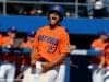University of Florida outfielder Nelson Maldonado celebrates after scoring a run in a win over the Miami Hurricanes- Florida Gators baseball- 1280x852