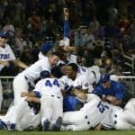 Florida Gators dogpile after winning their first national championship- 1280x936