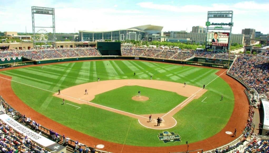 TD Ameritrade Park, the home of the College World Series- Florida Gators baseball- 1280x852