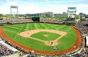 TD Ameritrade Park, the home of the College World Series- Florida Gators baseball- 1280x852