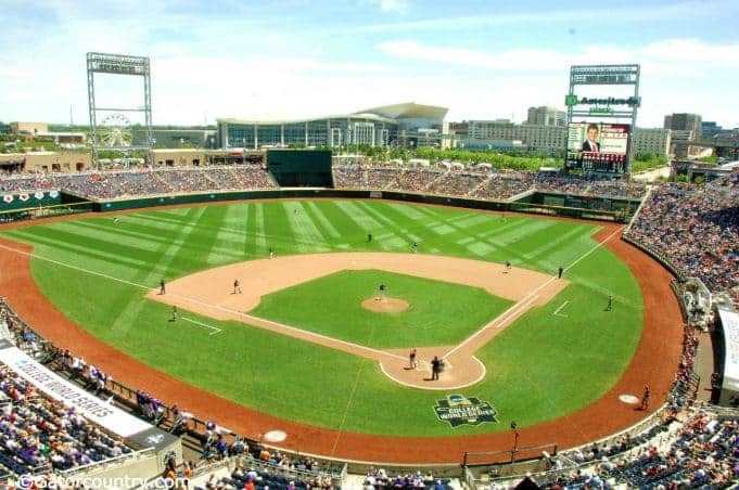 TD Ameritrade Park, the home of the College World Series- Florida Gators baseball- 1280x852