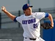 University of Florida pitcher Alex Faedo throwing against the Kentucky Wildcats- Florida Gators baseball- 1280x852