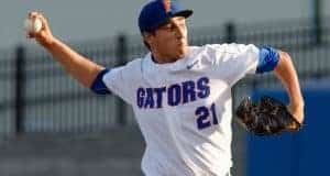 University of Florida pitcher Alex Faedo throwing against the Kentucky Wildcats- Florida Gators baseball- 1280x852