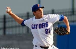 University of Florida pitcher Alex Faedo throwing against the Kentucky Wildcats- Florida Gators baseball- 1280x852