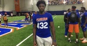 2019 tight end recruit Keon Zipperer poses for a photo after the Florida Gators Sensational Sophomore camp- Florida Gators recruiting- 1280x840